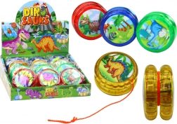 Yo-yo luminoso con dinosauri – 4 colori