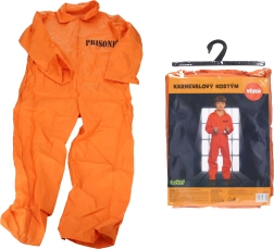 Costume di carnevale da prigioniero per bambini M (110–120 cm)