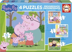 Puzzle PEPPA PIG 4in1 (6–16 pezzi) EDUCA
