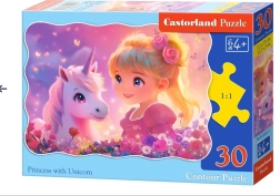 Puzzle Principessa con Unicorno 30 pezzi CASTORLAND
