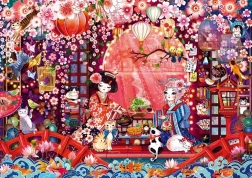 Puzzle Cerimonia del tè giapponese 500 pezzi