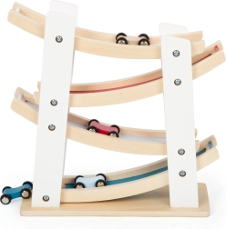 Pista da corsa a cascata in legno