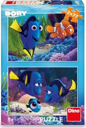 Puzzle Dino Alla ricerca di Dory 2×77 pezzi