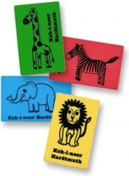 Gomma plastica KOH-I-NOOR Africa, 1 pz (mix motivi)
