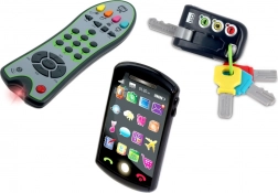 Set Trio Tech Too – chiavi, telecomando TV e smartphone per bambini