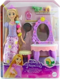 Disney Princess Rapunzel con accessori alla moda – playset con bambola e l’amico Pascal