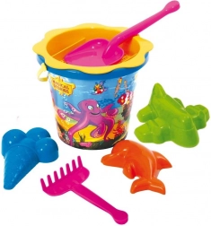 Set spiaggia 7 pezzi con rastrello mix