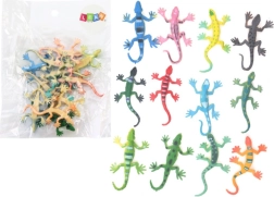 Set di figurine lucertole Rettili colorati 12 pezzi