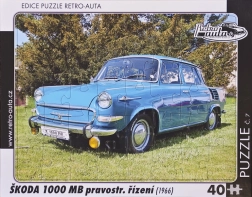 puzzle škoda 1000 mb auto d’epoca 40 pezzi