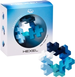 Plus-Plus Hexel Waterfall antistress fidget con pezzi BIG