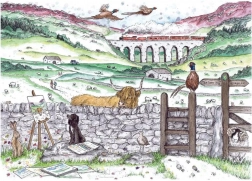 Puzzle Ravensburger Vita nello Yorkshire 1000 pezzi