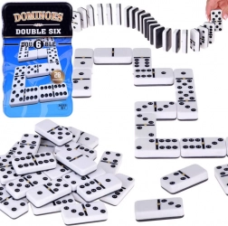 domino gioco logico ed educativo per bambini e adulti in scatola di metallo