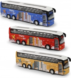 Autobus interurbano in metallo a ruota libera