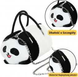 Borsa Peluche Panda con catena