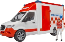 Ambulanza Mercedes-Benz Sprinter Bruder con soccorritore, luci e suoni