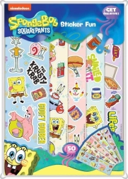Adesivi SPONGEBOB – set di 5 fogli