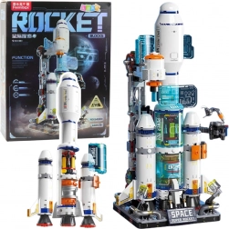 set razzo spaziale e stazione spaziale, 815 pezzi