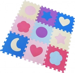 Puzzle in gommapiuma Forme pastello