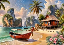 Paradiso thailandese Puzzle 1000 pezzi