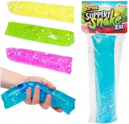 Serpente d’acqua XXL scintillante antistress 25 cm