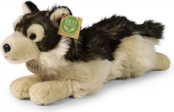 rappa peluche lupo sdraiato 32 cm eco‑friendly