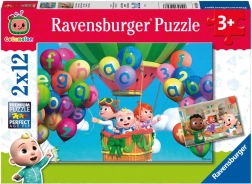 Puzzle Ravensburger Cocomelon 2×12 pezzi