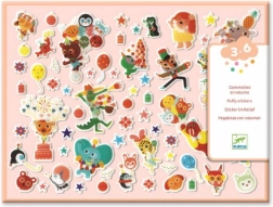 Set di adesivi in rilievo Djeco Party