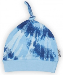 Cappellino neonato in cotone blu Nicol Tomi