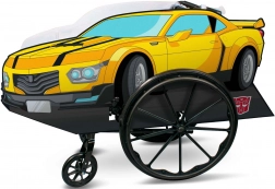 Costume di carnevale veicolo TRANSFORMERS Bumblebee per sedia a rotelle