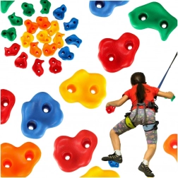 Presa da arrampicata colorate per bambini 20 pezzi con viti