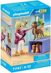 Playmobil myLife cura dei cani – set per la toelettatura del barboncino