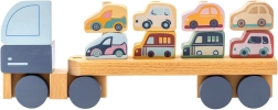 Cubika camion pastello con auto – puzzle in legno 12 pezzi