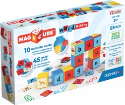 Geomag Magicube Words set educativo magnetico 55 pezzi