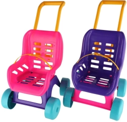 Teddies passeggino per bambole Buggy Sport rosa‑viola