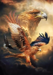 Puzzle Aquila 1000 pezzi