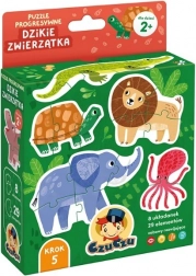 Puzzle progressivi – animaletti selvatici