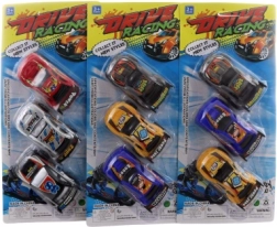 Set di automobiline in plastica per bambini