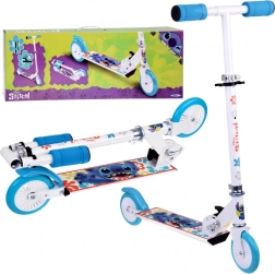 Monopattino pieghevole Disney STITCH bianco per bambini fino a 50 kg