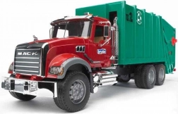 Camion dei rifiuti Bruder MACK Granite verde 1:16
