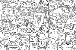 Tappetino da scrivania Monsters