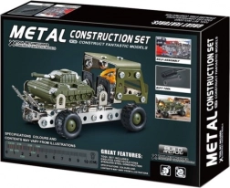 Costruzione Metallica Auto Militare con Carro Armato