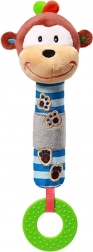 giocattolo in peluche sonoro con massaggiagengive BABY ONO scimmietta