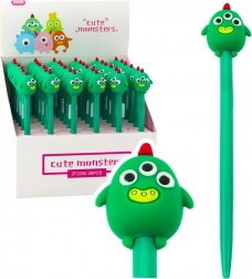 Penna Gel Creatura Verde con Inchiostro Blu 17 cm 0,5 mm