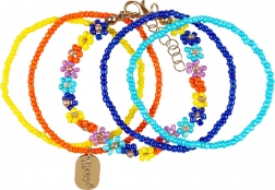 Souza! - Braccialetti per bambini Millie floreali blu - 5 pz