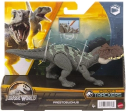 Action figure di dinosauro con meccanismo d'attacco JURASSIC WORLD DINO TRACKERS