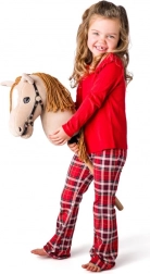 Hobby horse Gracja – cavallino a bastone in morbido peluche