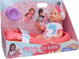 Bambola che fa la pipì con vaschetta da 41 cm