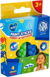 Astra colori a stick per bambini jumbo, 4 pz