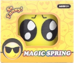 Molla di plastica con faccina sorridente