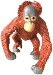 Figura Orangutan cucciolo 6,5 cm